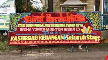 papan bunga Medan turut berdukacita