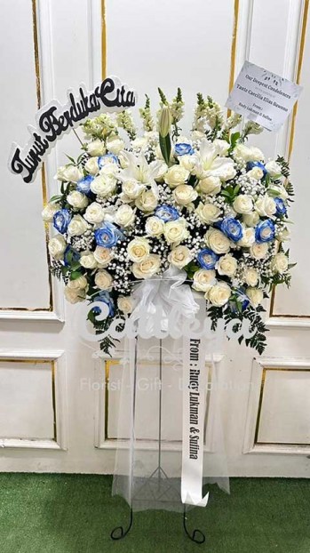 standing flower dukacita bunga segar